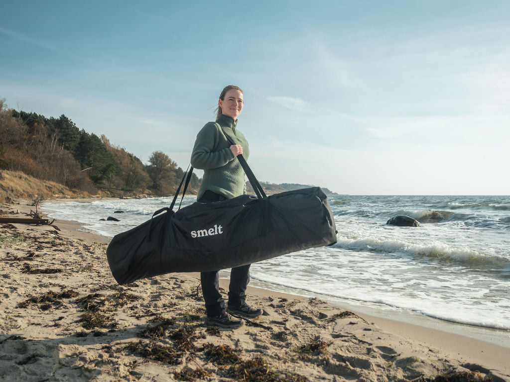 Sådan sætter du dit Smelt saunatelt op — trin for trin