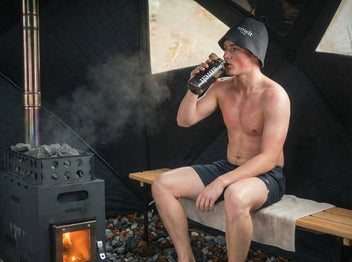 Flaska för bastuvatten